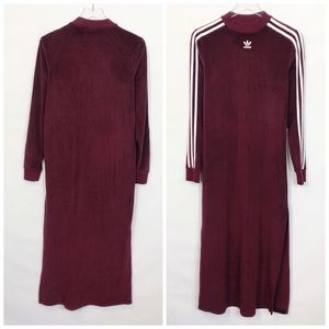 adidas dress maroon